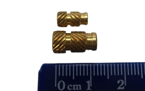 OBD Wood Anchor Fitting - Brass Blind End