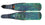 Labrax Boom Fibreglass Fins (Pair) Soft - Green Camo