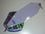 OBD Spinning Flasher 20cm (8") Holographic Plain UV Blue