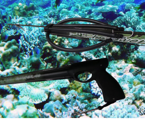 FreeDivers Ranger Speargun Green 100-110cm (Twin Rubbers) – One Breath  Diving