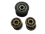 Meandros Roller Wheels (Pair) - Black