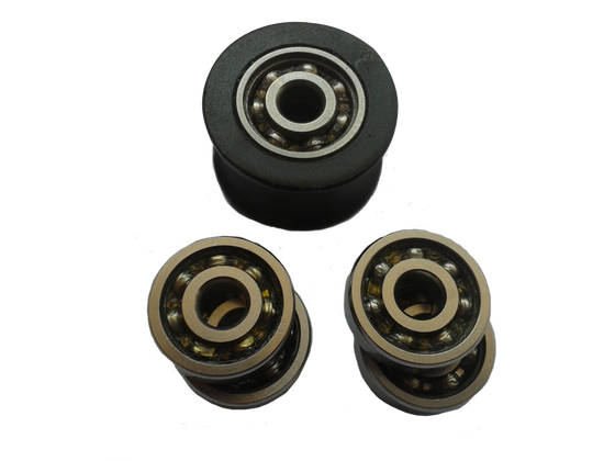 Meandros Roller Wheels (Pair) - Black