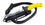 OBD Torpedo Knife Silver & Yellow 11cm