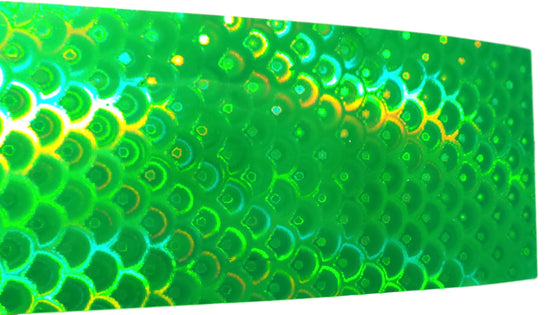 OBD Holographic Tape - Large Green Scales
