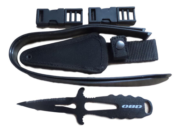 OBD Apnea Black Knife & Cordura Sheath