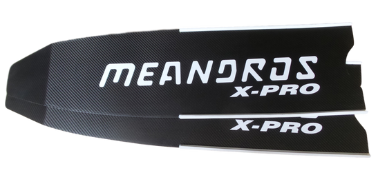 Meandros X-Pro Carbon Fin Blades (Pair) - Medium Soft
