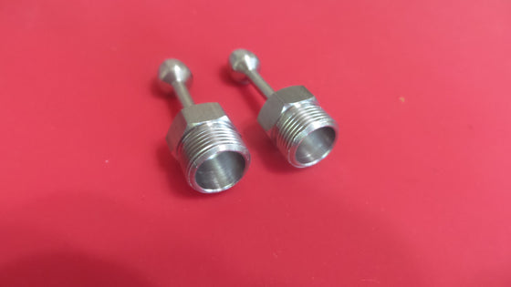 OBD Stainless Threaded Bridle / Muzzle Adapters 14mm (Pair)