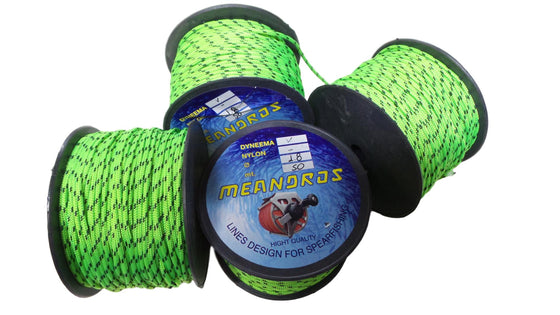 Meandros Dyneema Reel Line 1.8mm Green - 50m Roll
