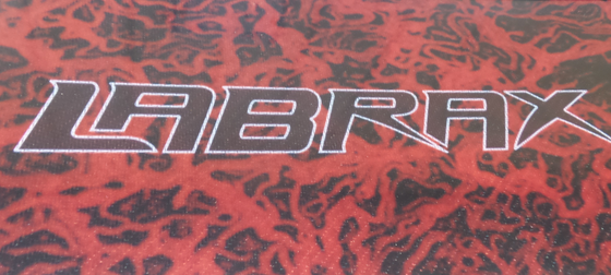 Labrax Boom Fibreglass Fin Blades (Pair) Medium - Red Camo