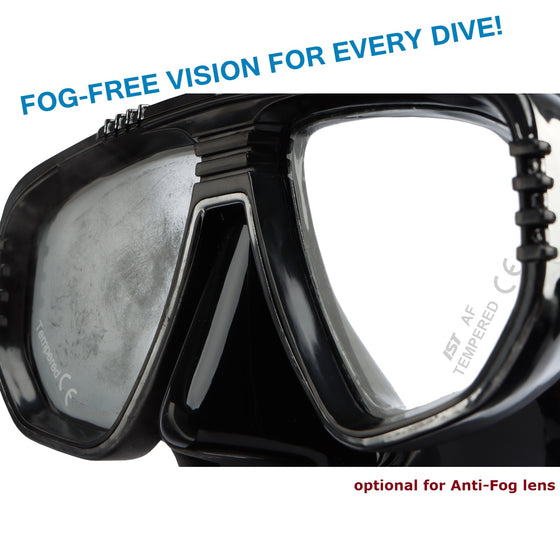 OBD 1ST Hunter Anti-Fog Mask - Black