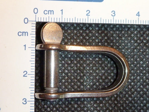 Stainless steel D-shackle 6mm