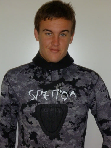 Spetton Black Digital Spearfishing Wetsuit 3mm