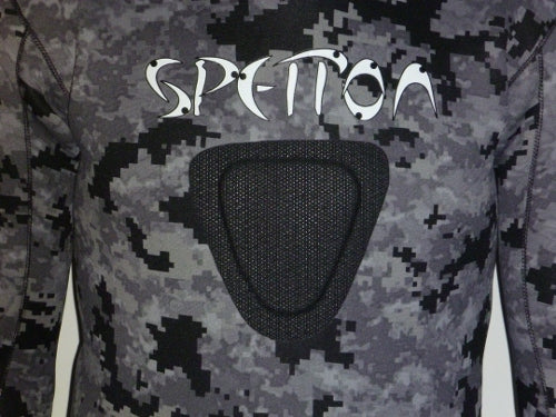 Spetton Black Digital Spearfishing Wetsuit 3mm
