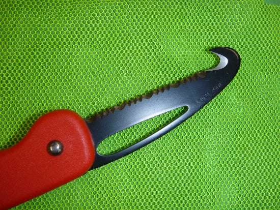 MAC Coltellerie Folding Red Rescue Knife 