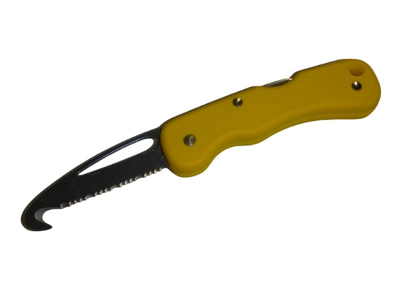 MAC Coltellerie Folding Yellow Rescue Knife 