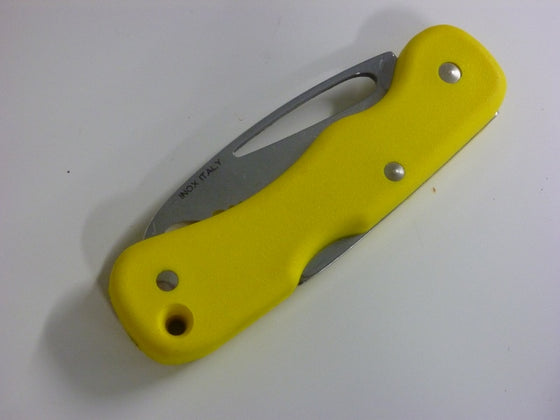 MAC Coltellerie Folding Yellow Rescue Knife 