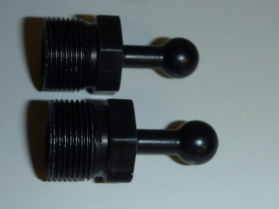OBD Threaded Black Bridle / Muzzle Adapters16mm (Pair)