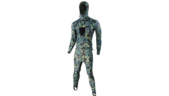 Tilos Green Camo Lycra 2-Piece Suit