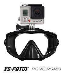GoMask Panorama by XS-Foto - With Buit-in GoPro Mount – One Breath Diving