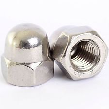 OBD Stainless 316 Dome Nuts M4 (Pair)