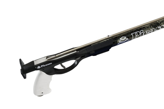 Picasso Magnum Rail Speargun - Brown Camo With 7mm Spear
