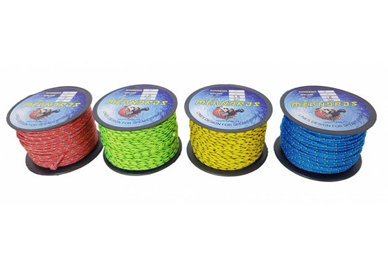 Meandros Dyneema Reel Line 1.8mm Yellow - 50m Roll – One Breath Diving