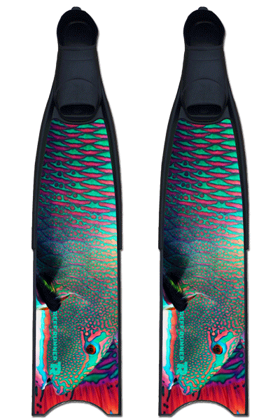 Reef Runner Gear Fins Skins (Pair) - Parrotfish