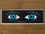 Shark Eyes Visual Deterrent Sticker Black