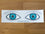 Shark Eyes Visual Deterrent Sticker Clear