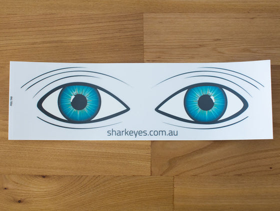 Shark Eyes Visual Deterrent Sticker Clear