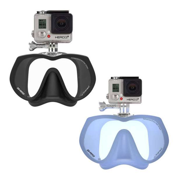 GoMask Unframed Glacier Ice - With Buit-in GoPro Mount 